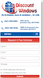 Mobile Screenshot of oregondiscountwindows.com